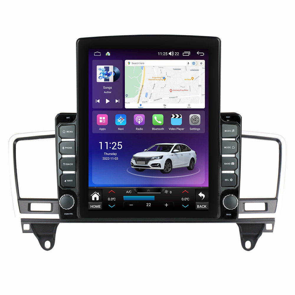 Navigatie dedicata cu Android Mercedes GL-Class GL X166 2012 - 2015, 4GB RAM, Radio GPS Dual Zone, Touchscreen IPS 9.7" HD tip Tesla, Internet Wi-Fi si slot SIM 4G, Bluetooth, MirrorLink, USB