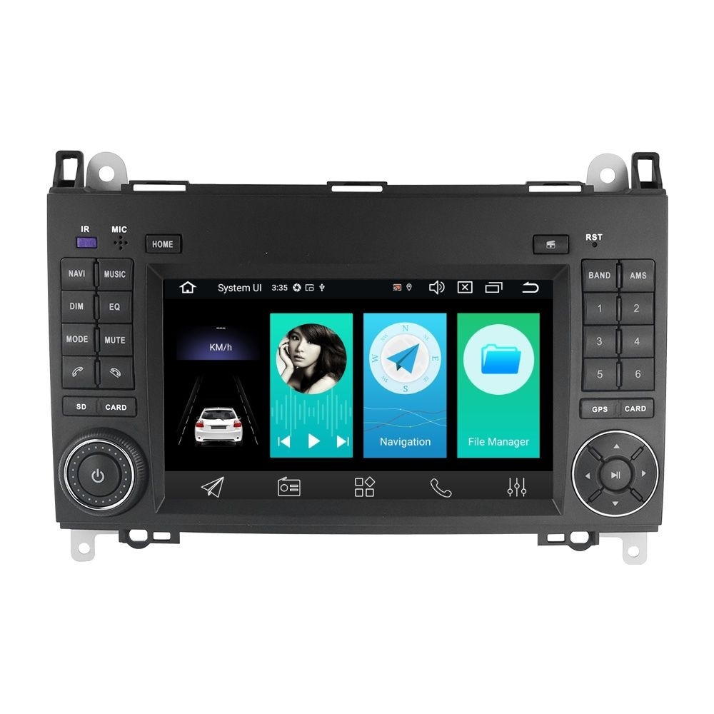 Navigatie dedicata cu Android Mercedes Vito dupa 2006, 4GB RAM, Radio GPS Dual Zone, Display HD IPS 7'' Touchscreen, Internet Wi-Fi si slot SIM 4G, Bluetooth, MirrorLink, USB