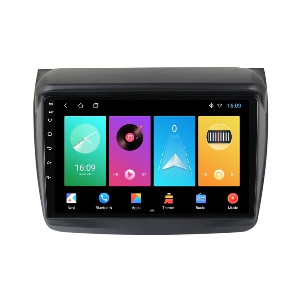 Navigatie dedicata cu Android Mitsubishi L200 2005 - 2015, 2GB RAM, Radio GPS Dual Zone, Display HD IPS 9" Touchscreen, Internet Wi-Fi, Bluetooth, MirrorLink, USB