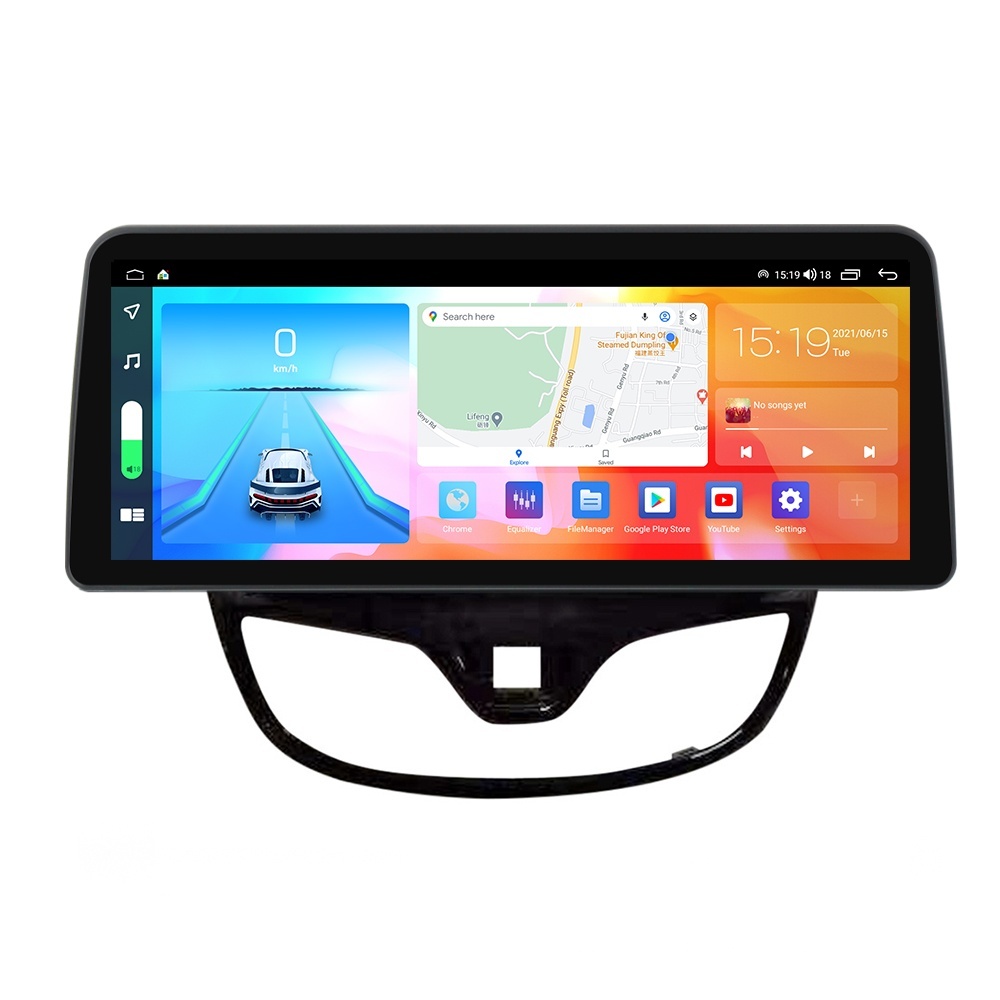 Navigatie dedicata cu Android Opel Karl 2015 - 2019, 4GB RAM, Radio GPS Dual Zone, Display QLED 12.3" Touchscreen, Internet Wi-Fi si slot SIM 4G, Bluetooth, MirrorLink, USB