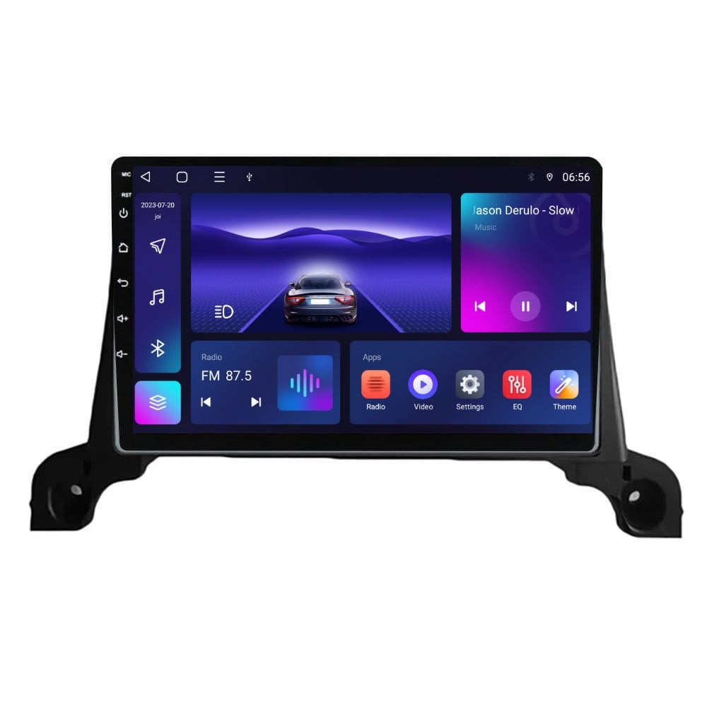 Navigatie dedicata cu Android Peugeot 3008 2016 - 2020, 3GB RAM, Radio GPS Dual Zone, Display HD QLED 9" Touchscreen, Internet Wi-Fi si slot SIM 4G, Bluetooth, MirrorLink, USB