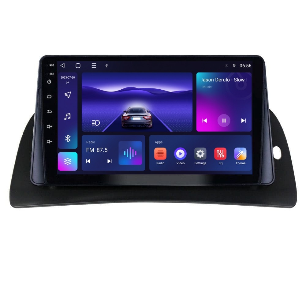 Navigatie dedicata cu Android Renault Kangoo II 2008 - 2021, 4GB RAM, Radio GPS Dual Zone, Display HD IPS 9" Touchscreen, Internet Wi-Fi, Bluetooth, MirrorLink, USB