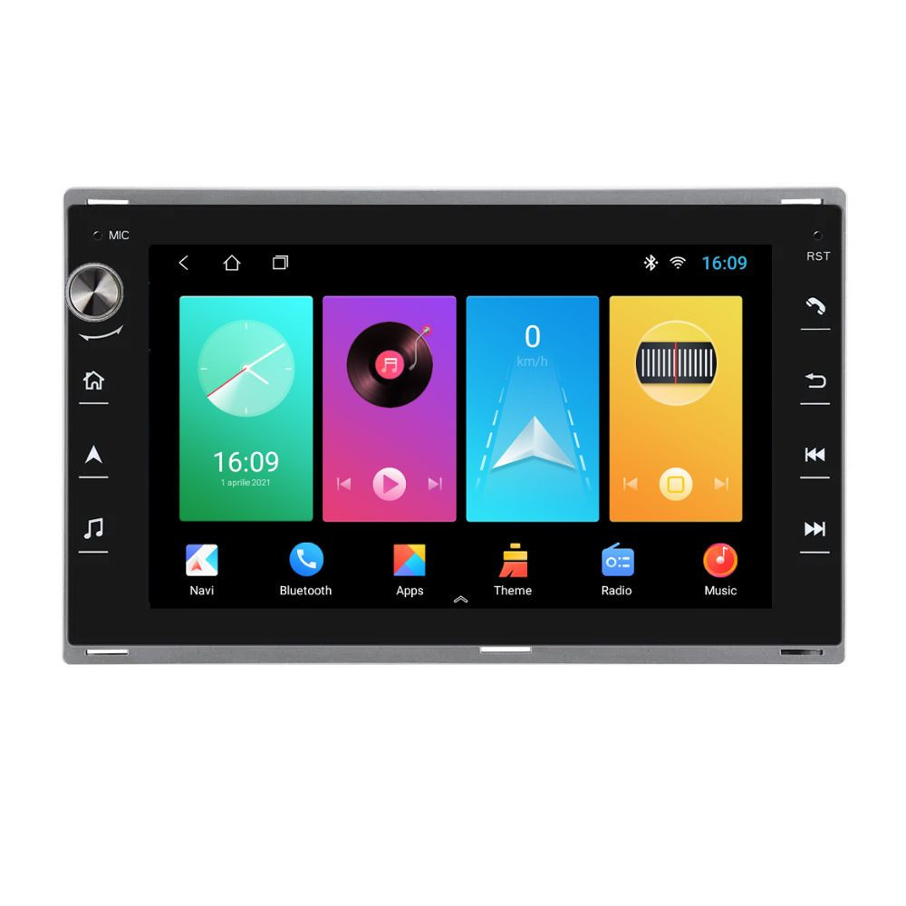 Navigatie dedicata cu Android Seat Alhambra 1996 - 2010, 2GB RAM, Radio GPS Dual Zone, Display HD 7" Touchscreen, Internet WiFi, Bluetooth, MirrorLink, USB