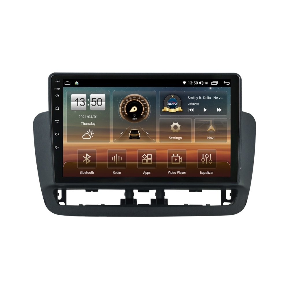 Navigatie dedicata cu Android Seat Ibiza IV 2014 - 2017, 4GB RAM, Radio GPS Dual Zone, Display HD QLED 9" Touchscreen, Internet Wi-Fi si slot SIM 4G, Bluetooth, MirrorLink, USB