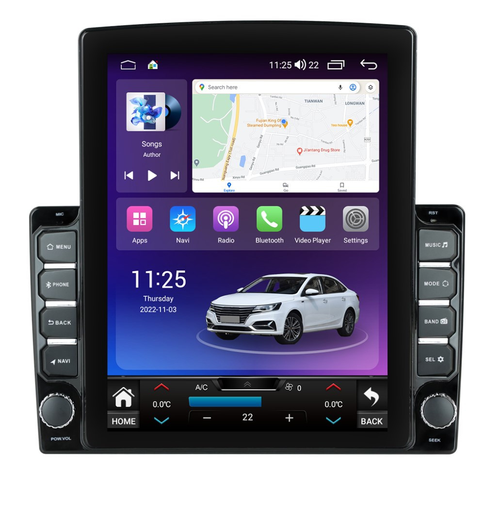 Navigatie dedicata cu Android Skoda Kodiaq dupa 2016, 8GB RAM, Radio GPS Dual Zone, Touchscreen IPS 9.7" HD tip Tesla, Internet Wi-Fi si slot SIM 4G, Bluetooth, MirrorLink, USB