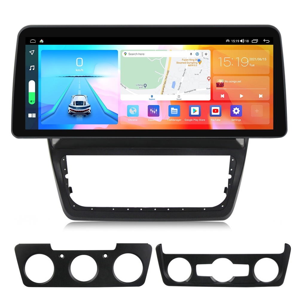 Navigatie dedicata cu Android Skoda Yeti 2009 - 2018, 4GB RAM, Radio GPS Dual Zone, Display QLED 12.3" Touchscreen, Internet Wi-Fi si slot SIM 4G, Bluetooth, MirrorLink, USB