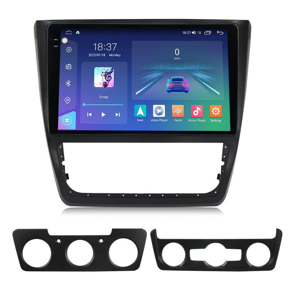 Navigatie dedicata cu Android Skoda Yeti 2009 - 2018, 8GB RAM, Radio GPS Dual Zone, Display 2K QLED 10.36" Touchscreen, Internet Wi-Fi si slot SIM 4G, Bluetooth, MirrorLink, USB