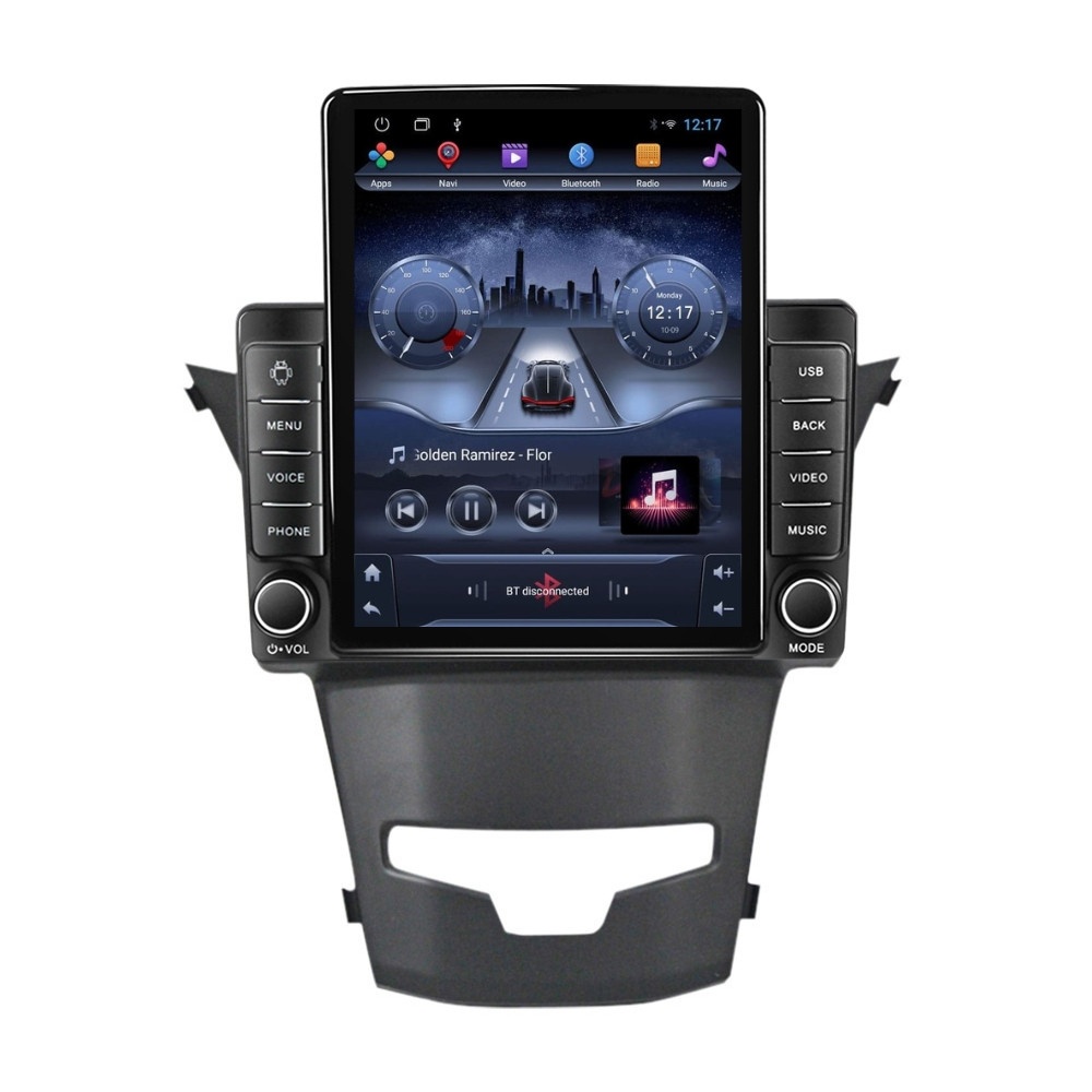 Navigatie dedicata cu Android Ssangyong Korando 2013 - 2019, 2GB RAM, Radio GPS Dual Zone, Touchscreen IPS 9.7" HD tip Tesla, Internet Wi-Fi, Bluetooth, MirrorLink, USB