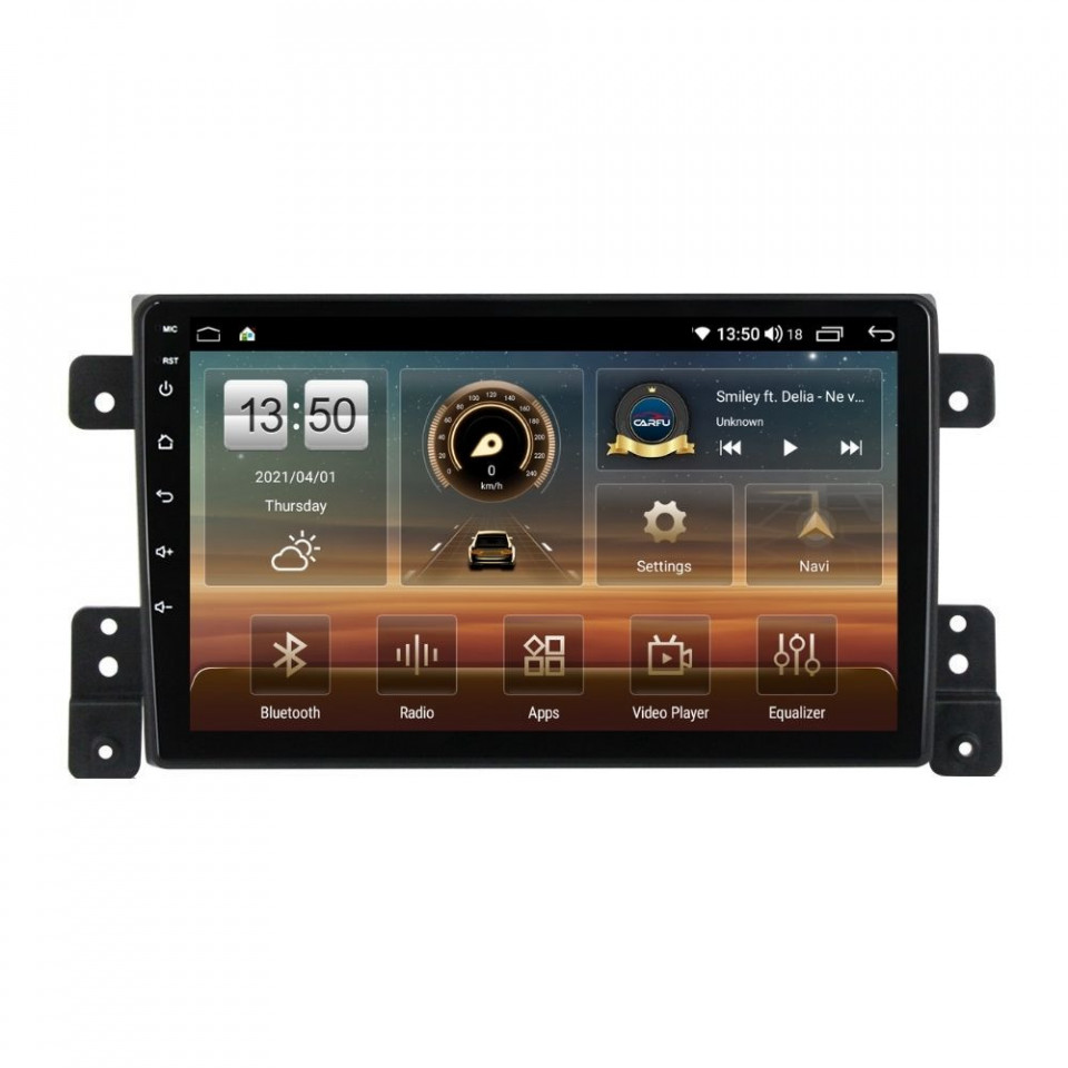 Navigatie dedicata cu Android Suzuki Grand Vitara 2005 - 2015, 8GB RAM, Radio GPS Dual Zone, Display HD QLED 9" Touchscreen, Internet Wi-Fi si slot SIM 4G, Bluetooth, MirrorLink, USB