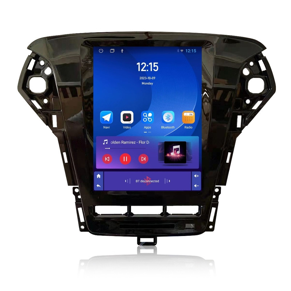 Navigatie dedicata cu Android tip tesla Ford Mondeo IV 2011 - 2014, 1GB RAM, Radio GPS Dual Zone, Touchscreen IPS 9.7" HD, Internet Wi-Fi, Bluetooth, MirrorLink, USB