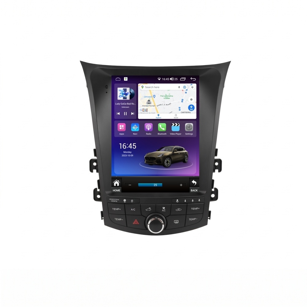 Navigatie dedicata cu Android tip tesla Hyundai i30 2011 - 2017, 8GB RAM, Radio GPS Dual Zone, Touchscreen IPS 9.7" HD, Internet Wi-Fi si slot SIM 4G, Bluetooth, MirrorLink, USB