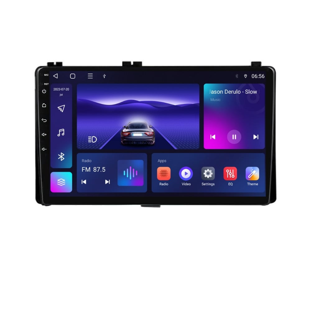 Navigatie dedicata cu Android Toyota Corolla 2017 - 2018, 3GB RAM, Radio GPS Dual Zone, Display HD QLED 9" Touchscreen, Internet Wi-Fi si slot SIM 4G, Bluetooth, MirrorLink, USB