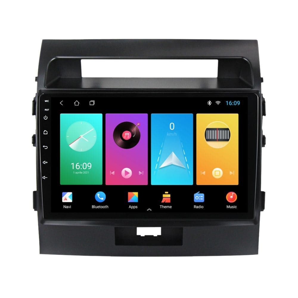 Navigatie dedicata cu Android Toyota Land Cruiser J200 2008 - 2015, 2GB RAM, Radio GPS Dual Zone, Display HD IPS 10" Touchscreen, Internet Wi-Fi, Bluetooth, MirrorLink, USB