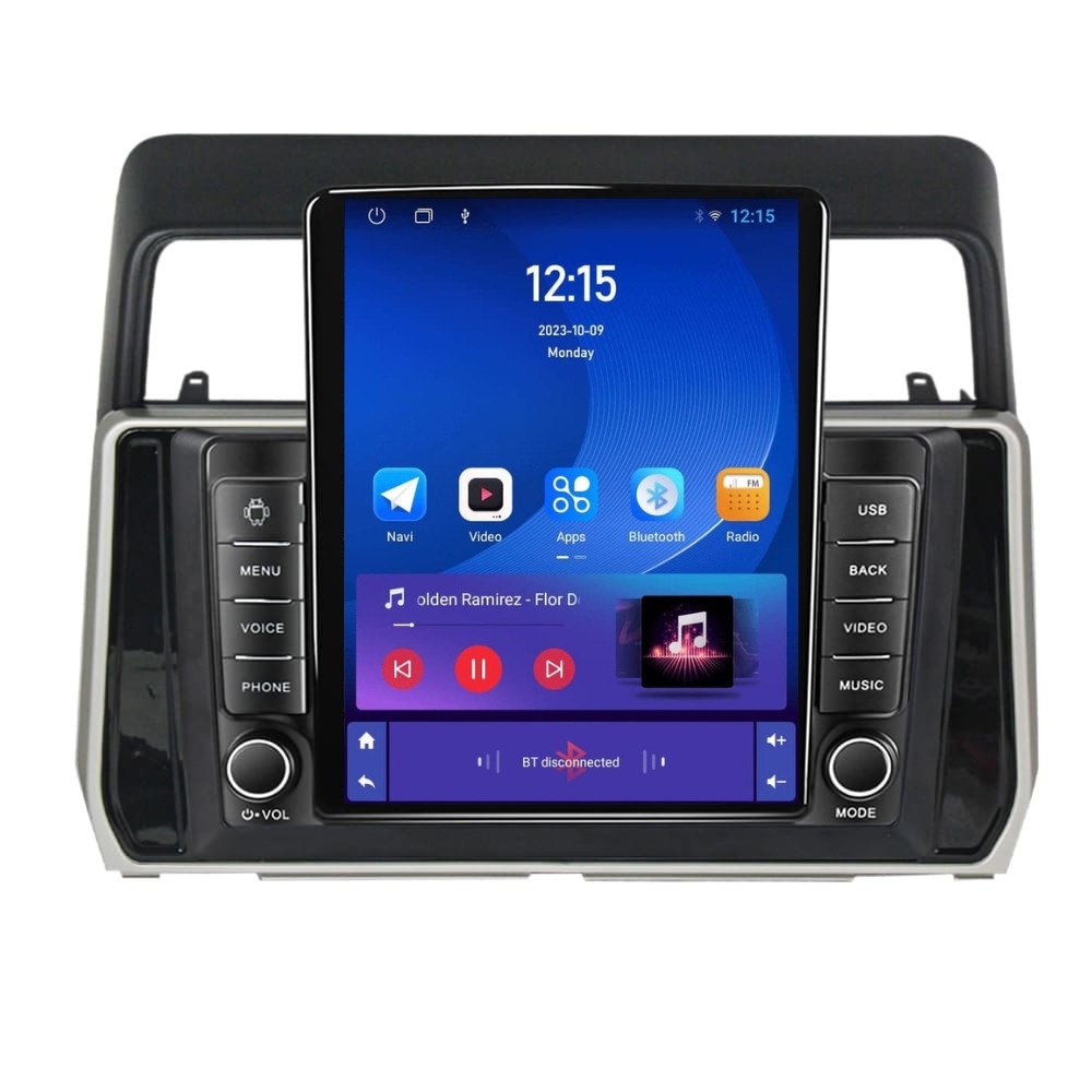 Navigatie dedicata cu Android Toyota Land Cruiser Prado J150 dupa 2017, 1GB RAM, Radio GPS Dual Zone, Touchscreen IPS 9.7" HD tip Tesla, Internet Wi-Fi, Bluetooth, MirrorLink, USB