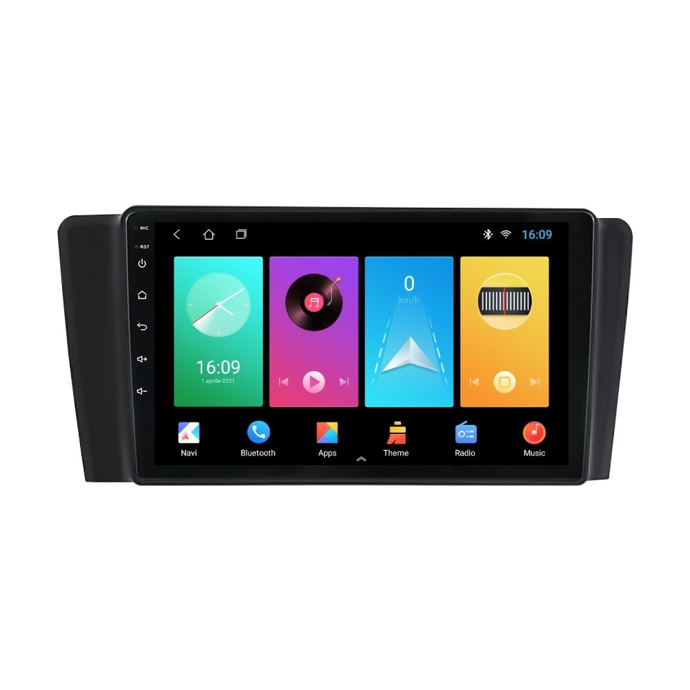 Navigatie dedicata cu Android Volvo S60 I 2000 - 2004, 1GB RAM, Radio GPS Dual Zone, Display HD IPS 9" Touchscreen, Internet Wi-Fi, Bluetooth, MirrorLink, USB