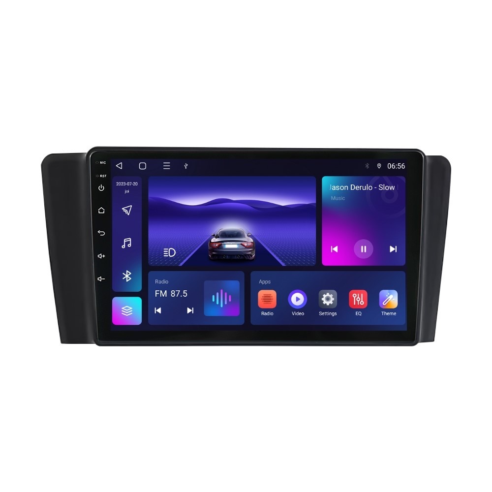 Navigatie dedicata cu Android Volvo S60 I 2000 - 2004, 3GB RAM, Radio GPS Dual Zone, Display HD QLED 9" Touchscreen, Internet Wi-Fi si slot SIM 4G, Bluetooth, MirrorLink, USB