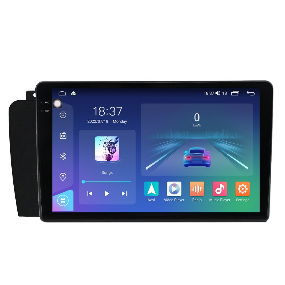 Navigatie dedicata cu Android Volvo V70 II / XC70 I 2004 - 2008, 8GB RAM, Radio GPS Dual Zone, Display 2K QLED 9.5" Touchscreen, Internet Wi-Fi si slot SIM 4G, Bluetooth, MirrorLink, USB