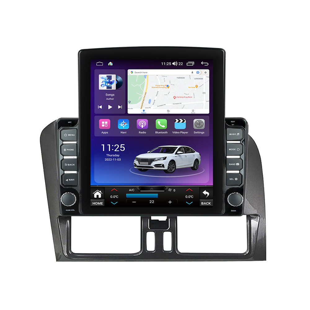 Navigatie dedicata cu Android Volvo XC60 I 2008 - 2013, 8GB RAM, Radio GPS Dual Zone, Touchscreen IPS 9.7" HD tip Tesla, Internet Wi-Fi si slot SIM 4G, Bluetooth, MirrorLink, USB