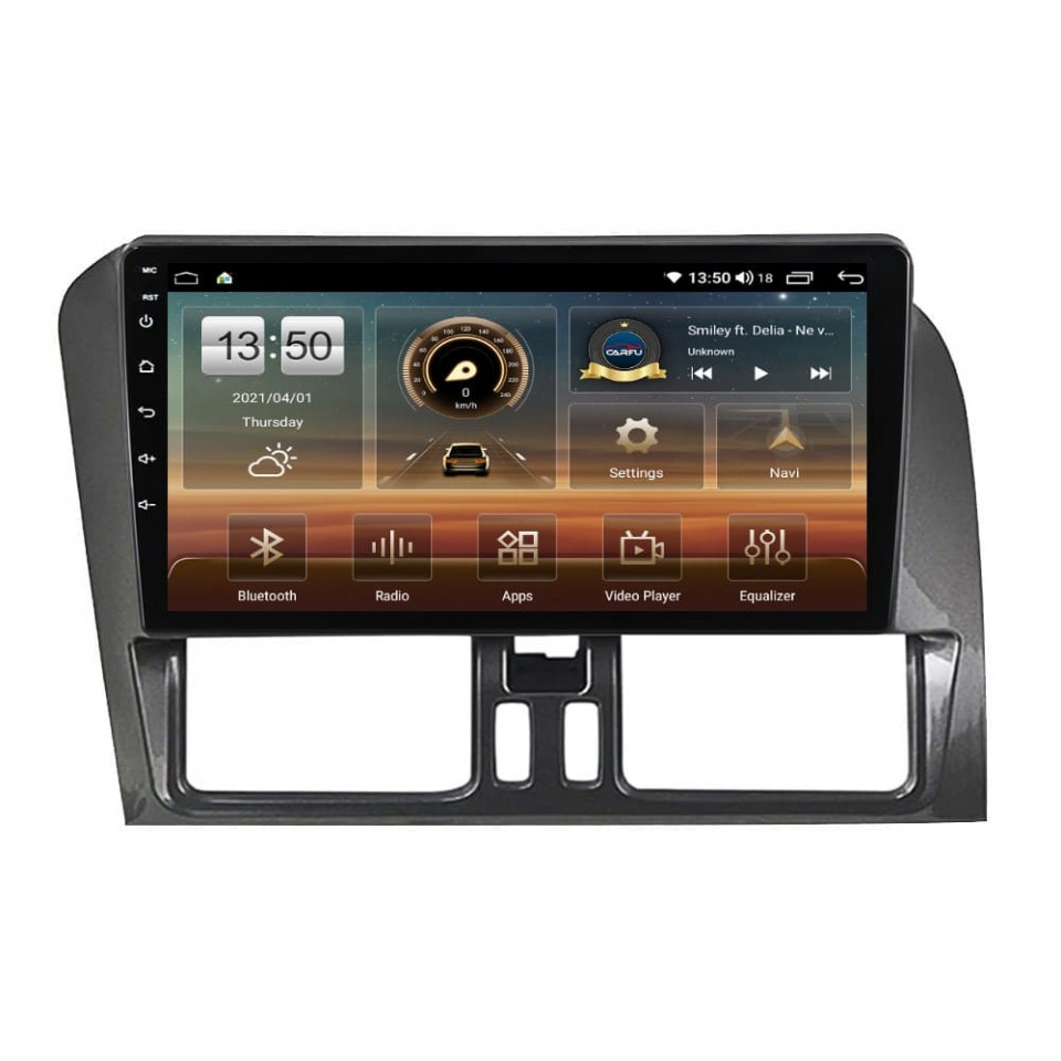 Navigatie dedicata cu Android Volvo XC60 I 2014 - 2017, 6GB RAM, Radio GPS Dual Zone, Display HD QLED 9" Touchscreen, Internet Wi-Fi si slot SIM 4G, Bluetooth, MirrorLink, USB