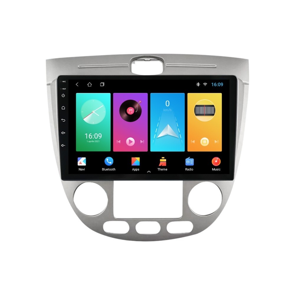 Navigatie dedicata cu Android Chevrolet Lacetti 2003 - 2010, clima automata, 2GB RAM, Radio GPS Dual Zone, Display HD IPS 9" Touchscreen, Internet Wi-Fi, Bluetooth, MirrorLink, USB