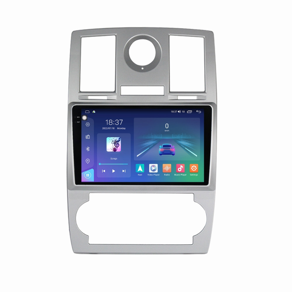 Navigatie dedicata cu Android Chrysler 300C 2004 - 2010, 8GB RAM, Radio GPS Dual Zone, Display 2K QLED 9.5" Touchscreen, Internet Wi-Fi si slot SIM 4G, Bluetooth, MirrorLink, USB