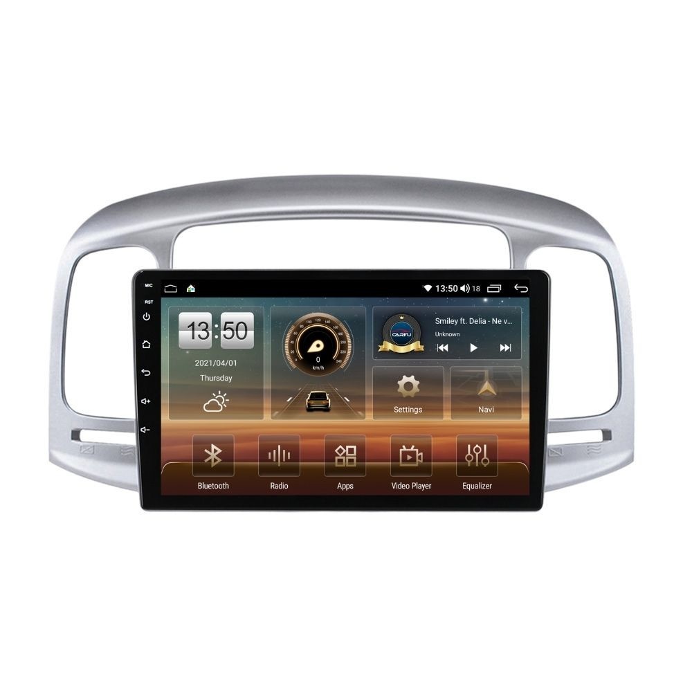 Navigatie dedicata cu Android Hyundai Accent III 2005 - 2010, 4GB RAM, Radio GPS Dual Zone, Display HD QLED 9" Touchscreen, Internet Wi-Fi si slot SIM 4G, Bluetooth, MirrorLink, USB