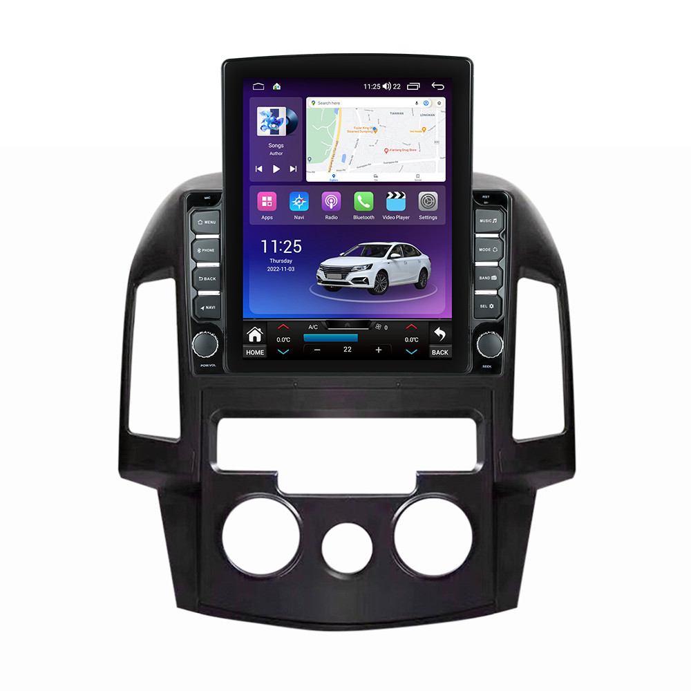 Navigatie dedicata cu Android Hyundai i30 2007 - 2012, clima manuala, 8GB RAM, Radio GPS Dual Zone, Touchscreen IPS 9.7" HD tip Tesla, Internet Wi-Fi si slot SIM 4G, Bluetooth, MirrorLink, U