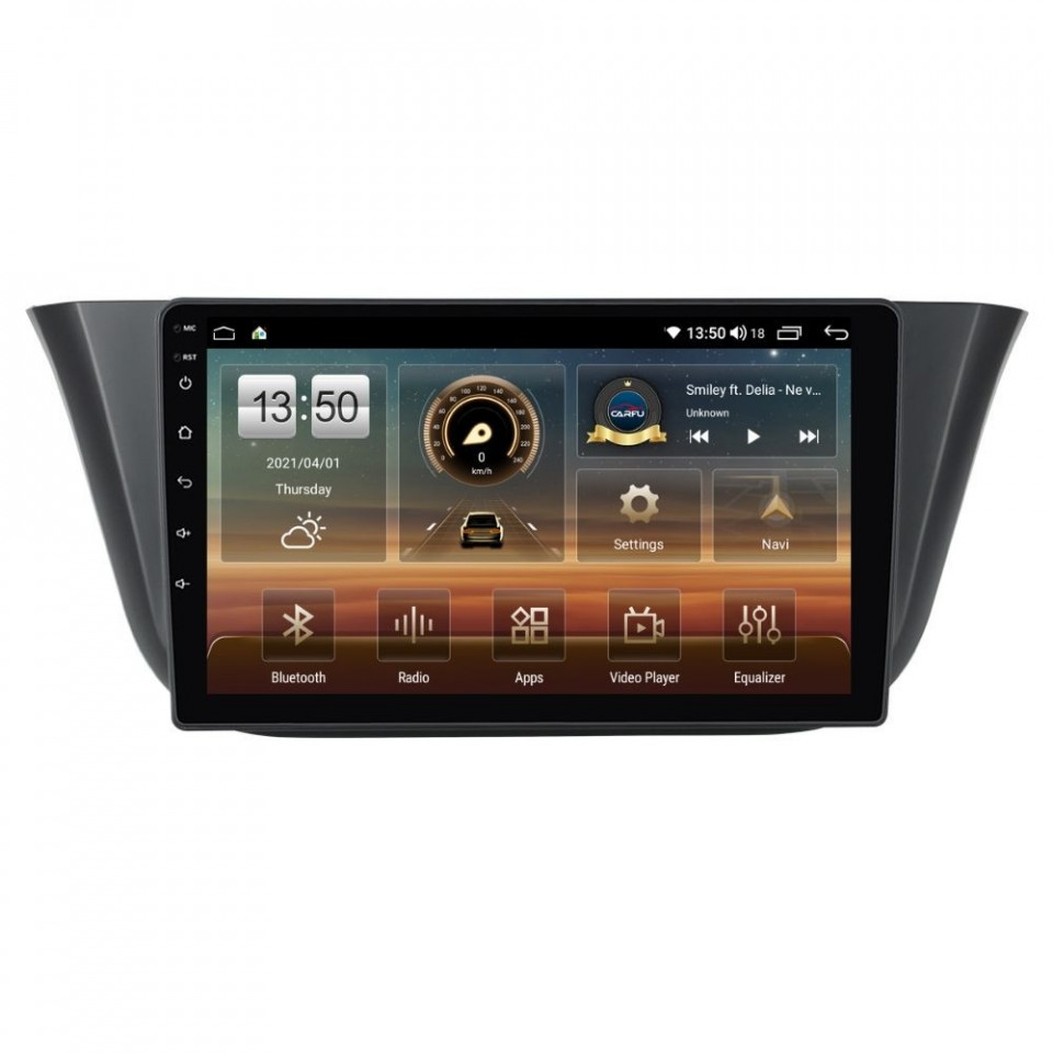 Navigatie dedicata cu Android Iveco Daily VI dupa 2014, 8GB RAM, Radio GPS Dual Zone, Display HD QLED 9" Touchscreen, Internet Wi-Fi si slot SIM 4G, Bluetooth, MirrorLink, USB