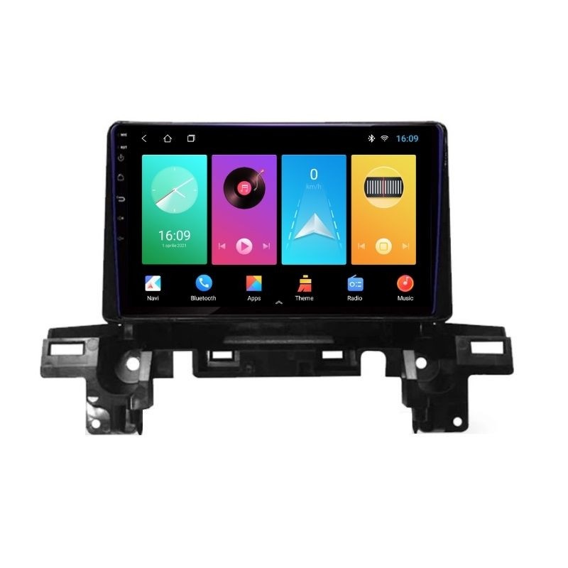 Navigatie dedicata cu Android Mazda CX-5 2017 - 2021, 1GB RAM, Radio GPS Dual Zone, Display HD IPS 9" Touchscreen, Internet Wi-Fi, Bluetooth, MirrorLink, USB
