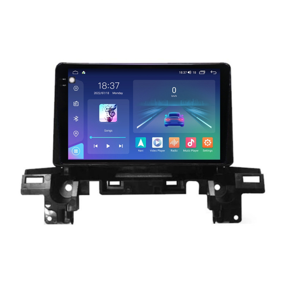 Navigatie dedicata cu Android Mazda CX-5 2017 - 2021, 8GB RAM, Radio GPS Dual Zone, Display 2K QLED 9.5" Touchscreen, Internet Wi-Fi si slot SIM 4G, Bluetooth, MirrorLink, USB