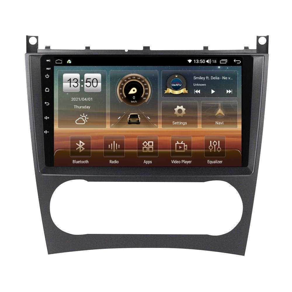 Navigatie dedicata cu Android Mercedes CLC-Class CL203 2008 - 2011, 4GB RAM, Radio GPS Dual Zone, Display HD QLED 9" Touchscreen, Internet Wi-Fi si slot SIM 4G, Bluetooth, MirrorLink, USB