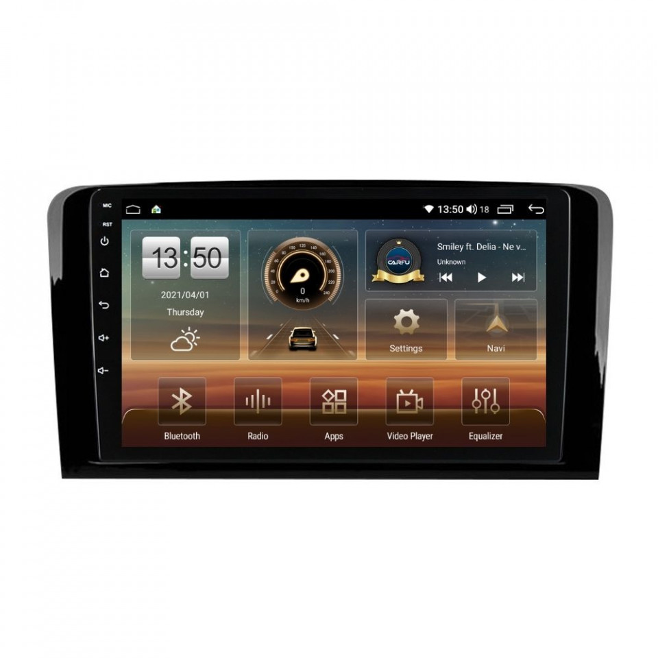 Navigatie dedicata cu Android Mercedes M-Class ML W164 2005 - 2012, 8GB RAM, Radio GPS Dual Zone, Display HD QLED 9" Touchscreen, Internet Wi-Fi si slot SIM 4G, Bluetooth, MirrorLink, USB