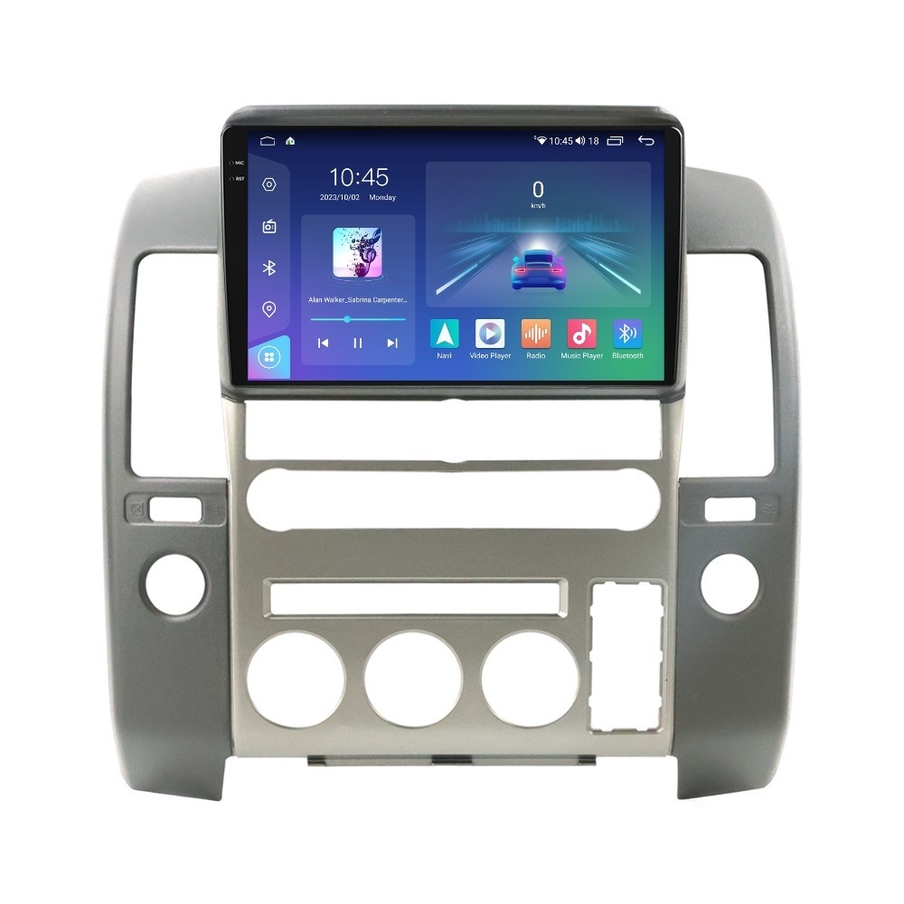 Navigatie dedicata cu Android Nissan Navara D40 2004 - 2010 cu navigatie originala, 4GB RAM, Radio GPS Dual Zone, Display 2K QLED 9.5" Touchscreen, Internet Wi-Fi si slot SIM 4G, Bluetooth, MirrorLink, USB