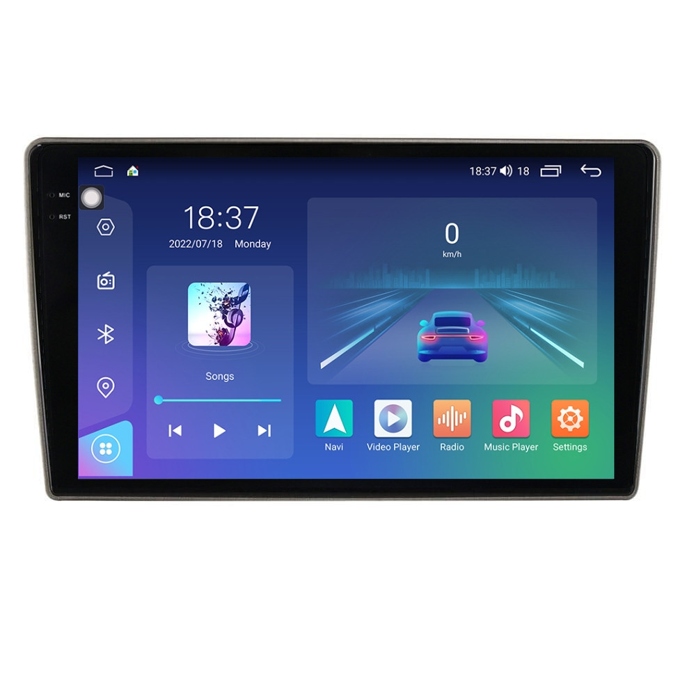 Navigatie dedicata cu Android Nissan Tiida 2004 - 2013, 8GB RAM, Radio GPS Dual Zone, Display 2K QLED 9.5" Touchscreen, Internet Wi-Fi si slot SIM 4G, Bluetooth, MirrorLink, USB