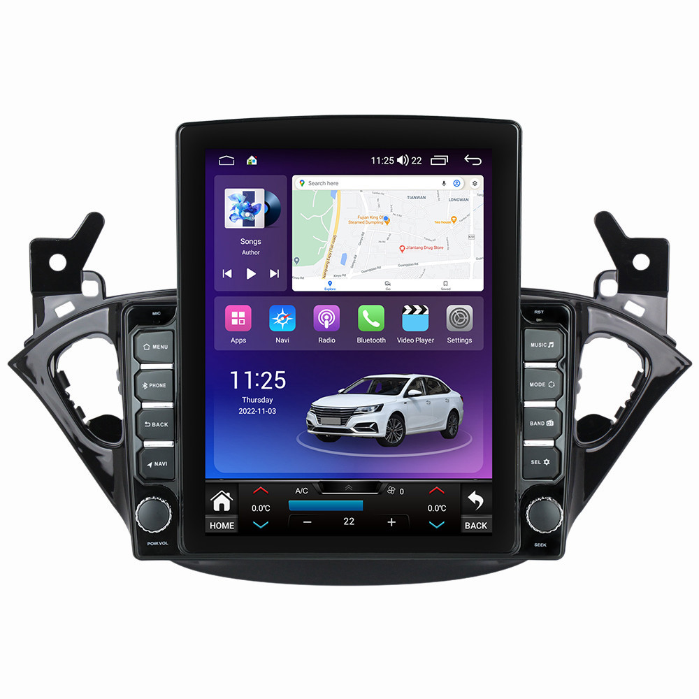 Navigatie dedicata cu Android Opel Corsa E 2014 - 2019, 8GB RAM, Radio GPS Dual Zone, Touchscreen IPS 9.7" HD tip Tesla, Internet Wi-Fi si slot SIM 4G, Bluetooth, MirrorLink, USB
