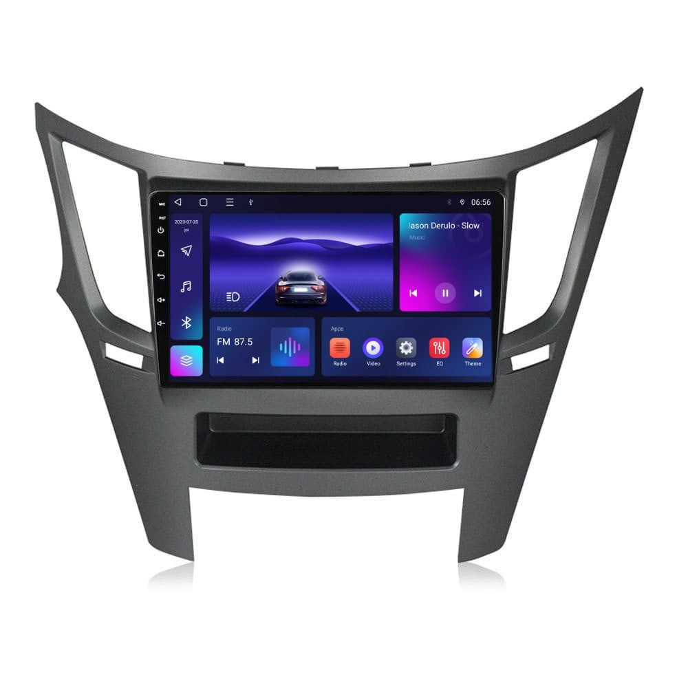 Navigatie dedicata cu Android Subaru Outback / Legacy 2009 - 2014, 3GB RAM, Radio GPS Dual Zone, Display HD QLED 9" Touchscreen, Internet Wi-Fi si slot SIM 4G, Bluetooth, MirrorLink, USB