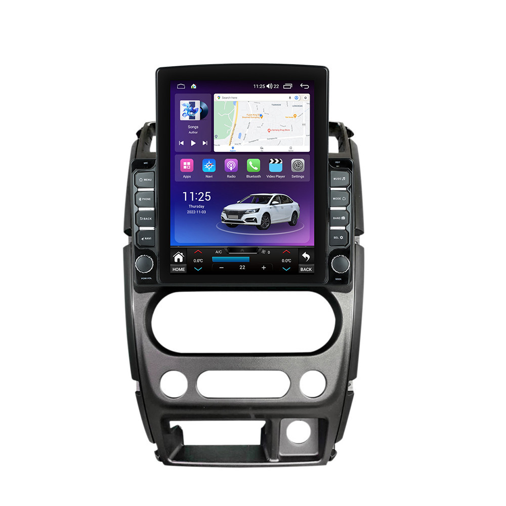 Navigatie dedicata cu Android Suzuki Jimny 2005 - 2018, 8GB RAM, Radio GPS Dual Zone, Touchscreen IPS 9.7" HD tip Tesla, Internet Wi-Fi si slot SIM 4G, Bluetooth, MirrorLink, USB