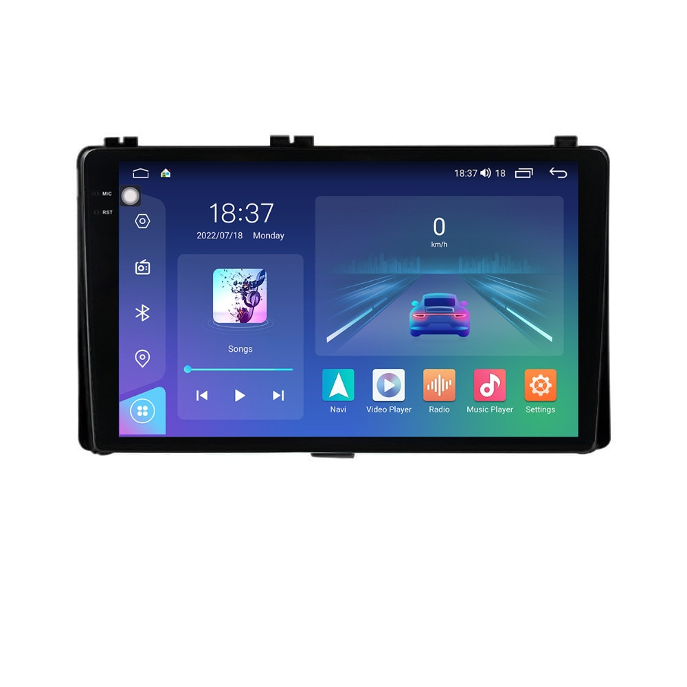 Navigatie dedicata cu Android Toyota Corolla 2017 - 2018, 8GB RAM, Radio GPS Dual Zone, Display 2K QLED 9.5" Touchscreen, Internet Wi-Fi si slot SIM 4G, Bluetooth, MirrorLink, USB
