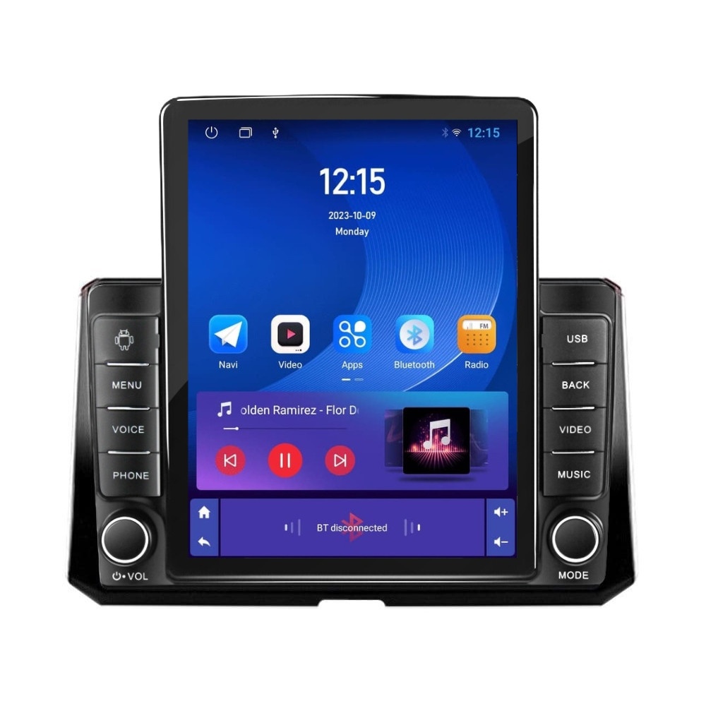 Navigatie dedicata cu Android Toyota Corolla E21 dupa 2019, 1GB RAM, Radio GPS Dual Zone, Touchscreen IPS 9.7" HD tip Tesla, Internet Wi-Fi, Bluetooth, MirrorLink, USB