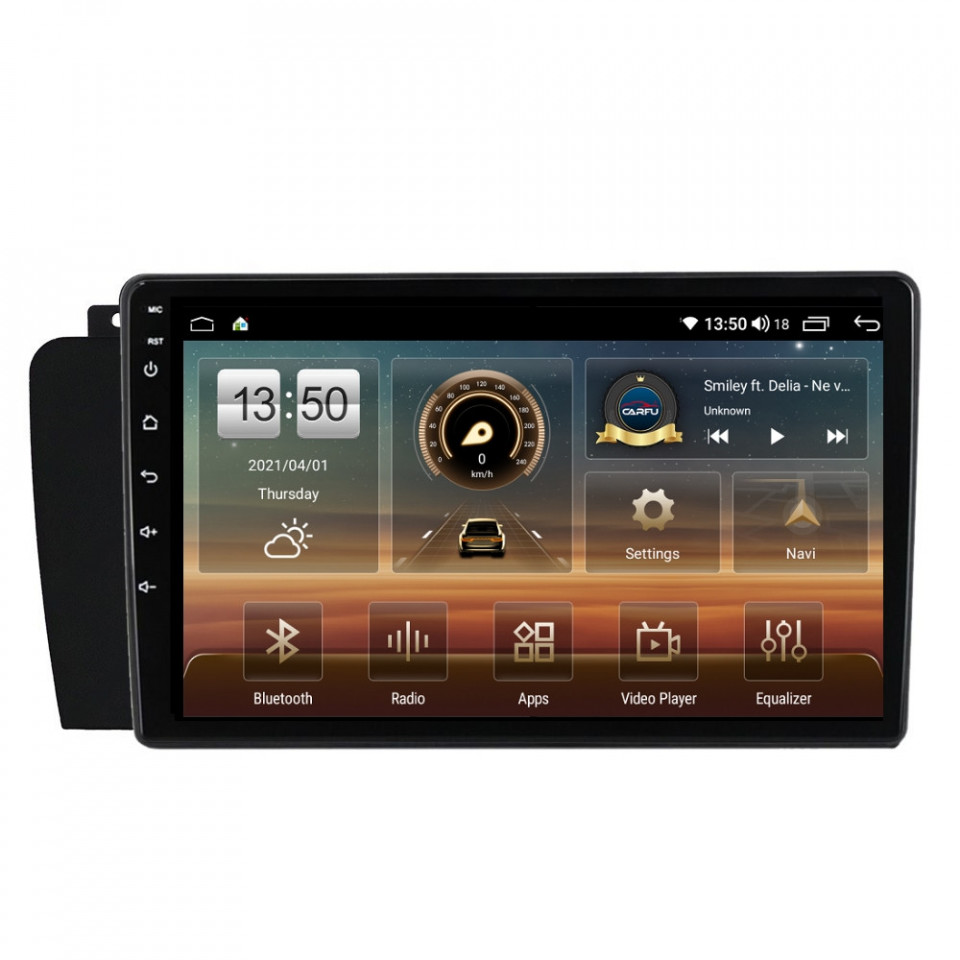 Navigatie dedicata cu Android Volvo V70 II / XC70 I 2004 - 2008, 8GB RAM, Radio GPS Dual Zone, Display HD QLED 9" Touchscreen, Internet Wi-Fi si slot SIM 4G, Bluetooth, MirrorLink, USB
