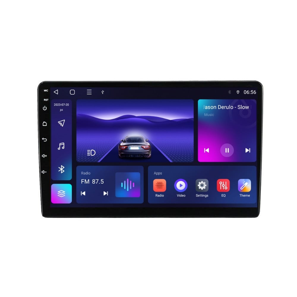 Navigatie dedicata cu Android VW Polo 9N 2001 - 2012, 3GB RAM, Radio GPS Dual Zone, Display HD QLED 9" Touchscreen, Internet Wi-Fi si slot SIM 4G, Bluetooth, MirrorLink, USB