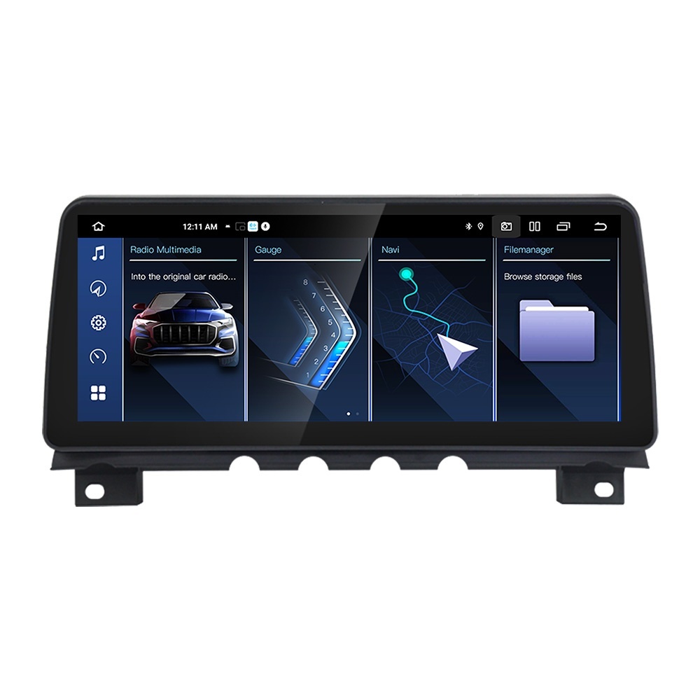 Navigatie dedicata cu Android BMW Seria 7 (F01) 2008 - 2013 cu navigatie CIC, 6GB RAM, Radio GPS Dual Zone, Display QLED 12.3" Touchscreen, Internet Wi-Fi si slot SIM 4G, Bluetooth, MirrorLink, USB