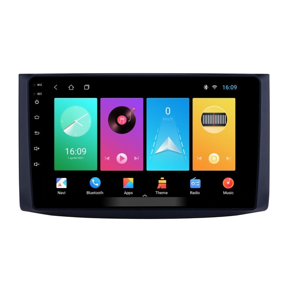 Navigatie dedicata cu Android Chevrolet Aveo 2006 - 2011, 1GB RAM, Radio GPS Dual Zone, Display HD IPS 9" Touchscreen, Internet Wi-Fi, Bluetooth, MirrorLink, USB
