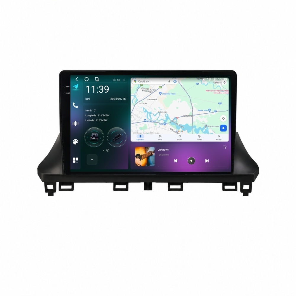 Navigatie dedicata cu Android Citroen Jumpy dupa 2024, 12GB RAM, Radio GPS Dual Zone, Display 2K QLED 10.36" Touchscreen, Internet Wi-Fi si slot SIM 4G, Bluetooth, MirrorLink, USB