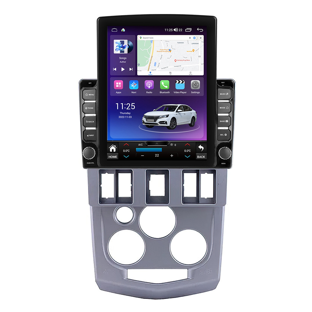 Navigatie dedicata cu Android Dacia Logan I 2004 - 2008, 8GB RAM, Radio GPS Dual Zone, Touchscreen IPS 9.7" HD tip Tesla, Internet Wi-Fi si slot SIM 4G, Bluetooth, MirrorLink, USB