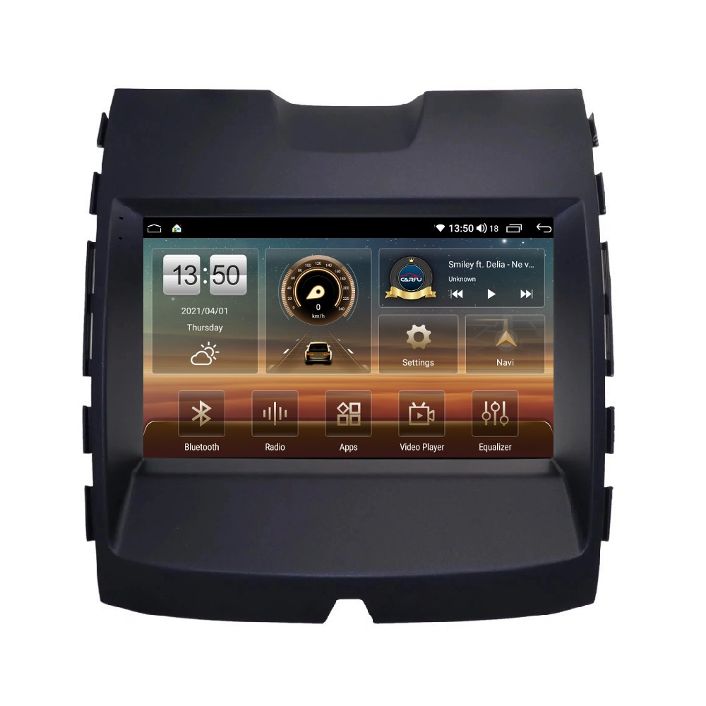 Navigatie dedicata cu Android Ford Edge 2016 - 2021 cu navigatie originala, 8GB RAM, Radio GPS Dual Zone, Display HD QLED 9" Touchscreen, Internet Wi-Fi si slot SIM 4G, Bluetooth, MirrorLink, USB