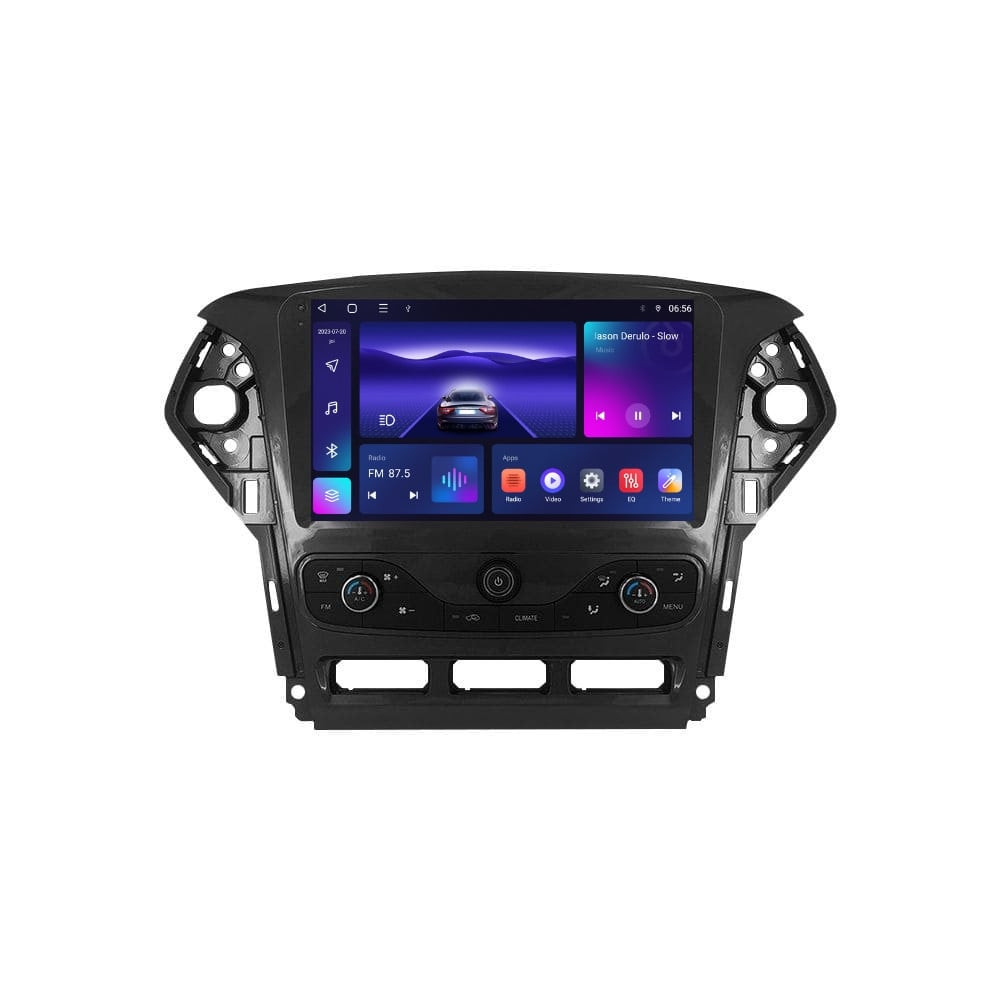 Navigatie dedicata cu Android Ford Mondeo IV 2011 - 2014 cu navigatie originala, 3GB RAM, Radio GPS Dual Zone, Display HD QLED 9" Touchscreen, Internet Wi-Fi si slot SIM 4G, Bluetooth, MirrorLink, USB