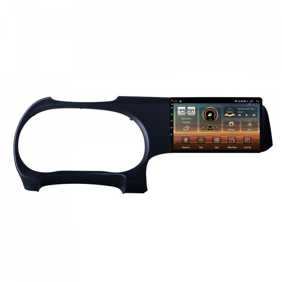 Navigatie dedicata cu Android Hyundai i10 dupa 2020, 8GB RAM, Radio GPS Dual Zone, Display HD QLED 9" Touchscreen, Internet Wi-Fi si slot SIM 4G, Bluetooth, MirrorLink, USB