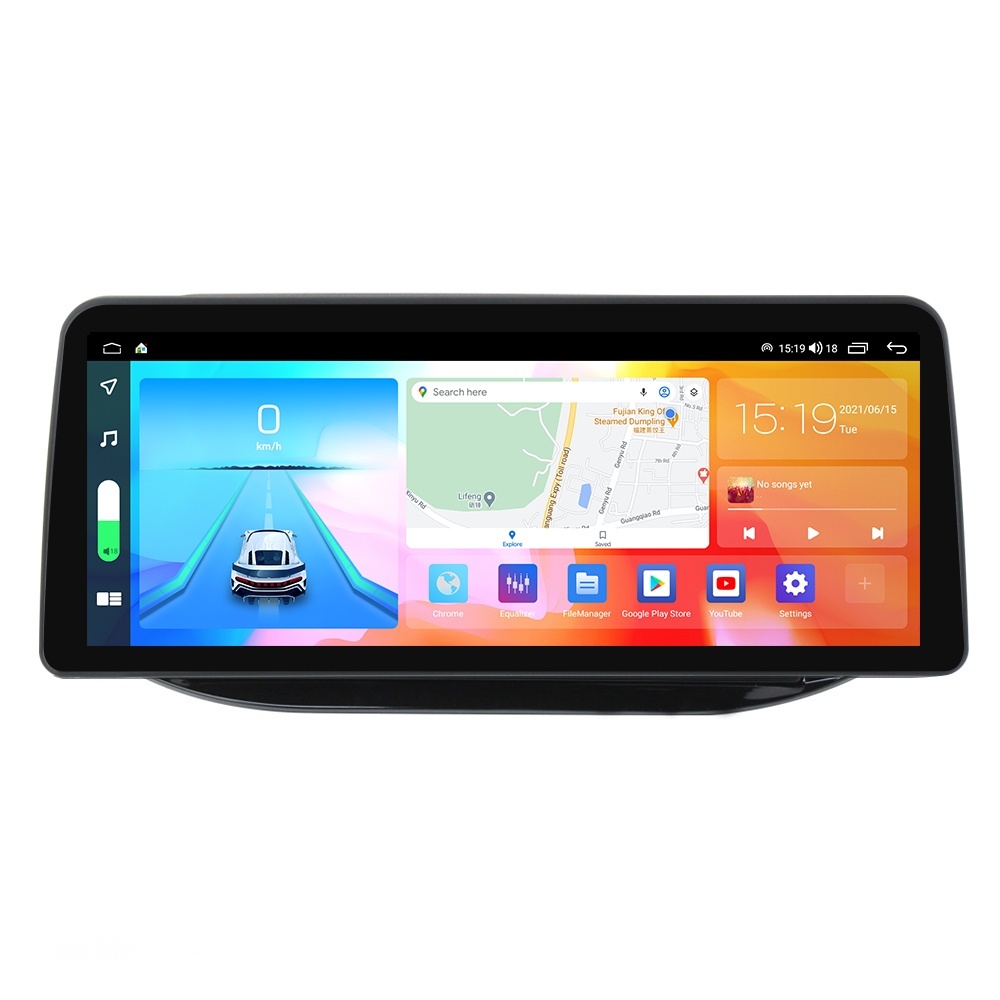 Navigatie dedicata cu Android Hyundai i30 dupa 2017, 4GB RAM, Radio GPS Dual Zone, Display QLED 12.3" Touchscreen, Internet Wi-Fi si slot SIM 4G, Bluetooth, MirrorLink, USB