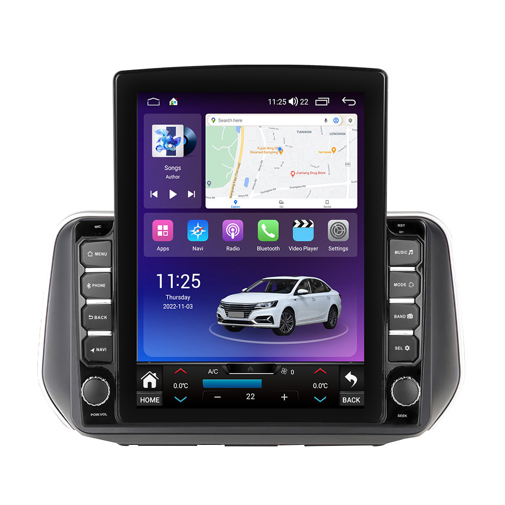 Navigatie dedicata cu Android Hyundai Santa Fe IV dupa 2018, 8GB RAM, Radio GPS Dual Zone, Touchscreen IPS 9.7" HD tip Tesla, Internet Wi-Fi si slot SIM 4G, Bluetooth, MirrorLink, USB